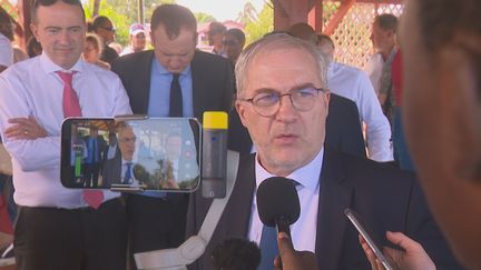 Fabrice Loher, ministre délégué chargé de la Mer et de la Pêche, est en Guadeloupe pour une visite de 48 heures - 2 et 3/12/2024. (Ludovic Gaydu)