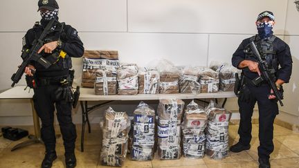 Une partie de la drogue saisie par la police australienne. (Jono Searle AAP Image via AP)